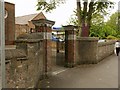 Gateway and walls, Catholic Church of St Philip Neri, Mansfield