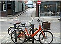 Bicycles parked on St Benedicts Street