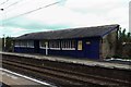 NU1827 : Waiting shed, Chathill Station by Graham Robson