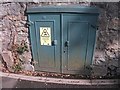 Old electrical cabinet on  College Road, Bangor