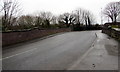 SJ3058 : East across Fagl Lane railway bridge, Hope, Flintshire by Jaggery