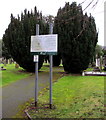 Entrance to Hope Old Cemetery, Flintshire