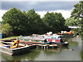 TQ0492 : Boats on the River Colne where it joins the Grand Union Canal by Mike Quinn