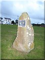 Black Bart Memorial on the green, Little Newcastle