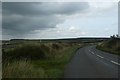 B3262 crossing a flat landscape near Hallworthy