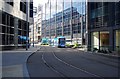 Bull Street with tram no. 23, Birmingham