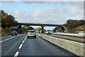 SP9338 : Northbound M1, Cornfield Road Bridge by David Dixon
