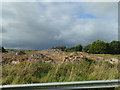 Landfill site near the Cregganduff Road junction on the B30