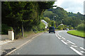 A35 towards Axminster