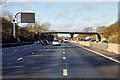 SP6461 : Brockhall Road Bridge over the M1 near Flore by David Dixon