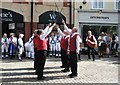 Pateley Longsword dancing in Castle Street