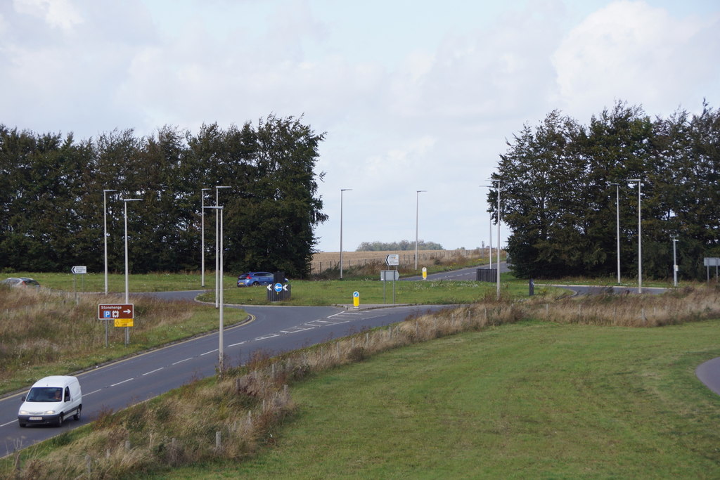 Roundabout near the Stonehenge Visitor... © Mike Pennington :: Geograph ...