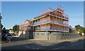 Construction work, Church Road, Alphington