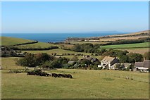 SY9179 : View to Kimmeridge Bay by Oast House Archive