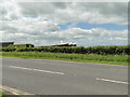 Avro Vulcan XM607, parked beside the A15 at Waddington