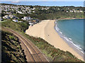 The railway above Carbis Bay