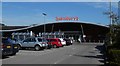 SX9678 : Sainsbury's supermarket and car park by David Smith