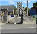 Western entrance gates to St Tathan churchyard, St Athan