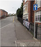 ST1066 : One-way part of St Nicholas Road, Barry by Jaggery