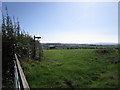 SO3916 : Finger post indicating the Three Castles Walk near Middle Cwm Farm by Jonathan Thacker