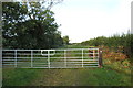 Gated track at Leasingham, Lincs