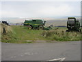 NO7882 : Farm machinery by the roadside by Scott Cormie