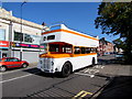 Guy Arab open-top double-decker bus, Broad Street, Barry