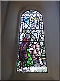 SM9537 : St Mary, Fishguard: stained glass window (2)  by Basher Eyre