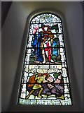 SM9537 : St Mary, Fishguard: stained glass window (7)  by Basher Eyre