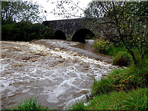 H4772 : The raging water of the Ballinamullan Burn, Cranny by Kenneth  Allen