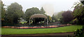 NS2477 : Gourock Park bandstand by Thomas Nugent