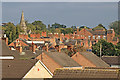 SJ8934 : Across the rooftops in Stone, Staffordshire by Roger  D Kidd