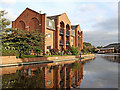 Canalside apartments in Stone, Staffordshire