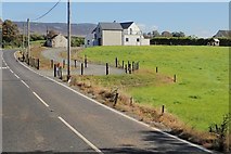 H9721 : Large detached house on a bend in the B30(Silverbridge Road)  North of Aughanduff by Eric Jones