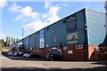 SD8009 : The rear of the main stand at Gigg Lane by Steve Daniels