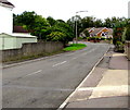 Towards a bend in Eagleswell Road, Boverton