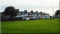 The backs of houses on Miller Terrace, St Monans