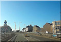 Approaching A4085 junction in Caernarfon