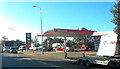 Texaco garage on A487 in Caernarfon