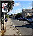 Warning sign - School/Ysgol, Ewenny Road, St Brides Major