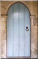 SK9446 : Church of St Nicholas - Main door by Bob Harvey