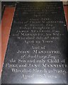 St Peter, Sible Hedingham: ledger slab (f)