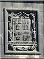 NZ2563 : Crest on the stone abutment of the Swing Bridge (north side) by Mike Quinn