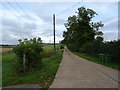 Road (footpath) to Astrop Hill Farm