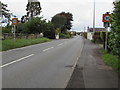 Start of the 30 zone at the southern edge of Peniel, Carmarthenshire