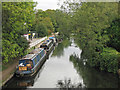 The Grand Union Canal north of the Rockingham Road bridge