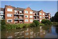 Flats overlooking Coventry Canal