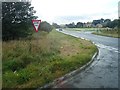 View West along the A25 (Newtown Road)