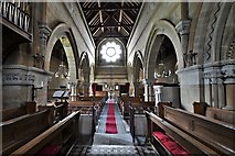 SE7388 : Appleton-le-Moors, Christ Church: The nave from the chancel by Michael Garlick