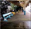 Former GWR bench on platform 2, Cardiff Queen Street station